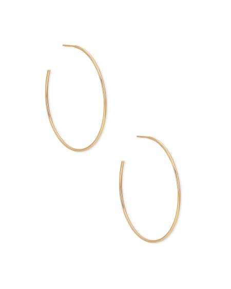 ER HOOP EARRING Gold emma ピアス Emma Double C-Hoop Earring